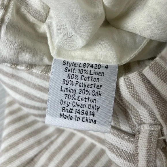 NEW Johnny Was Ciana Paper Waist Shorts Size Medium - Picture 7 of 9